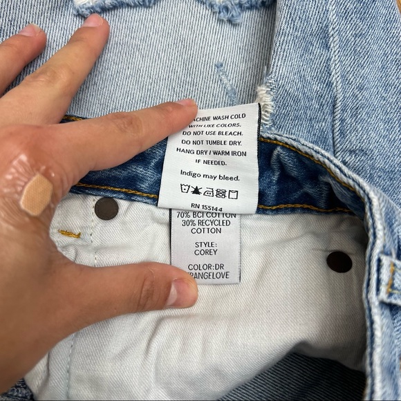 Boyish The Corey Ripped Denim Skirt in Dr. Strangelove - Picture 8 of 12